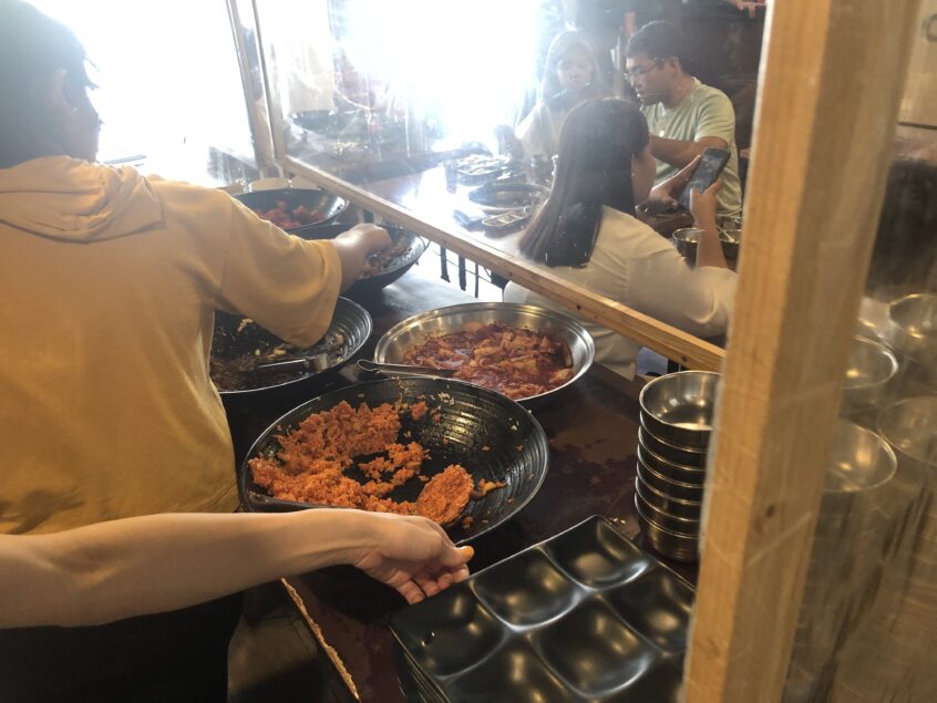 セブの韓国料理店の取り放題