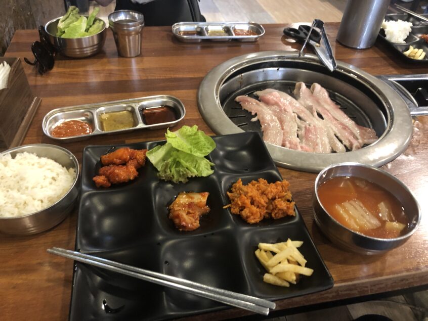セブの韓国料理店