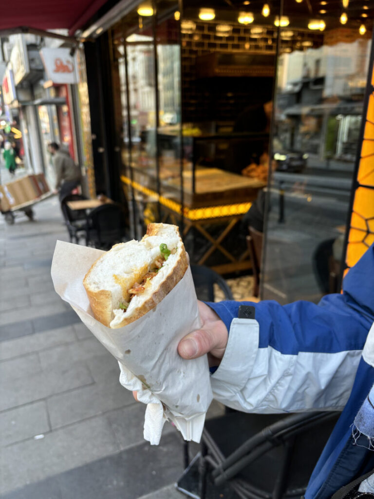 屋台で食べたケバブ